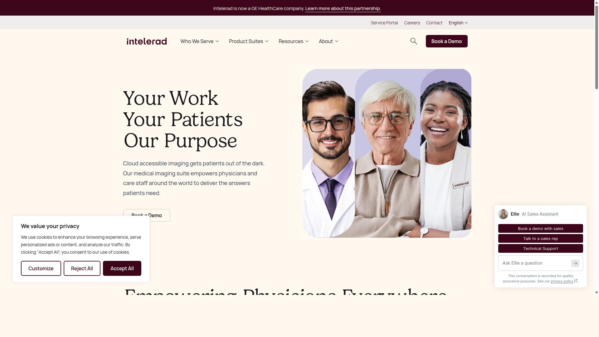 Medicai for RIS/PACS Integration website